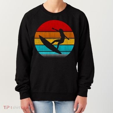 Retro Vintage Surfing Women's Sweatshirt