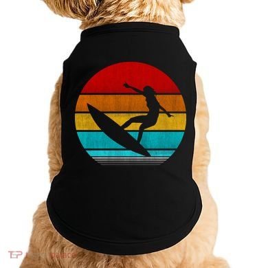 Retro Vintage Surfing Doggie Tank