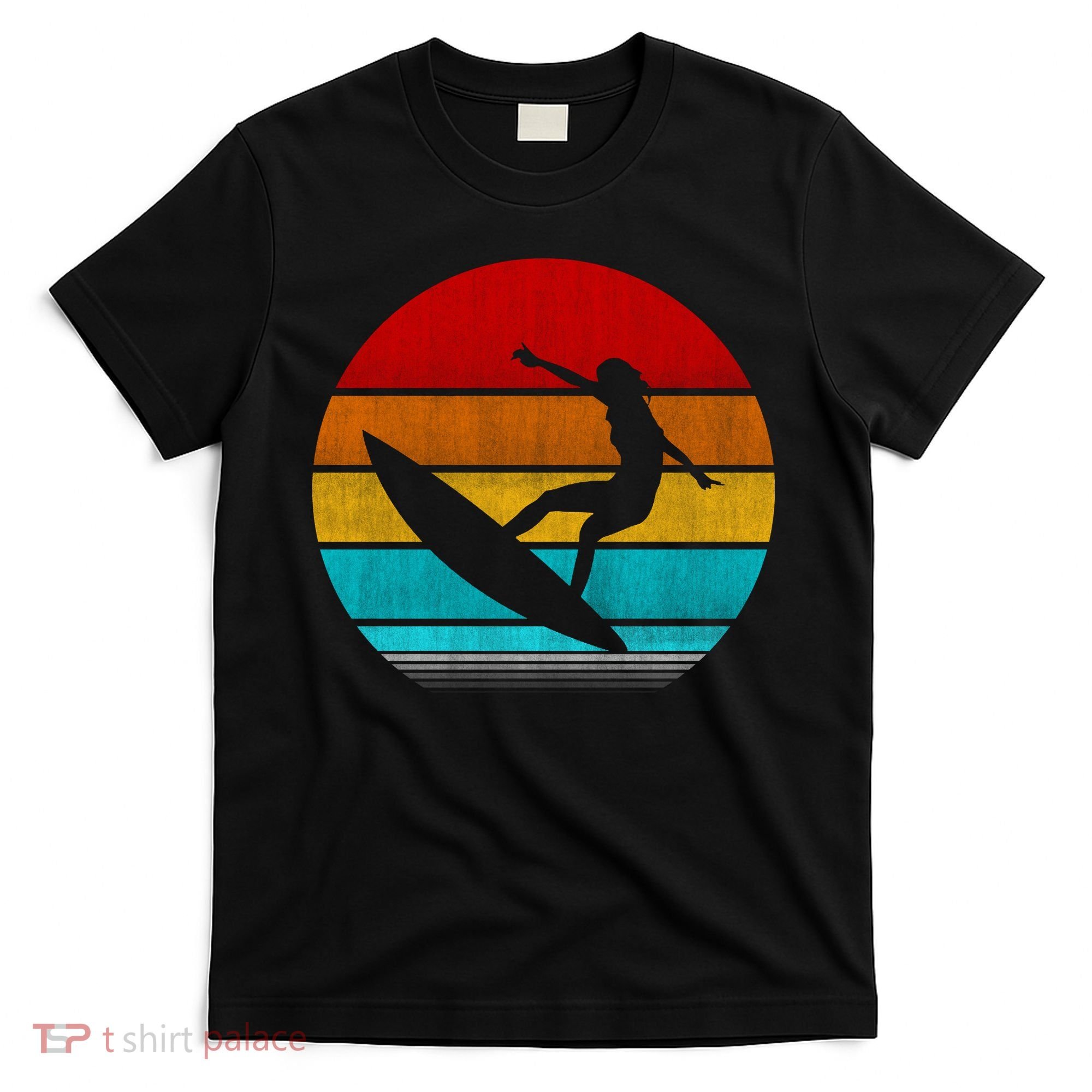 Retro Vintage Surfing T-Shirt