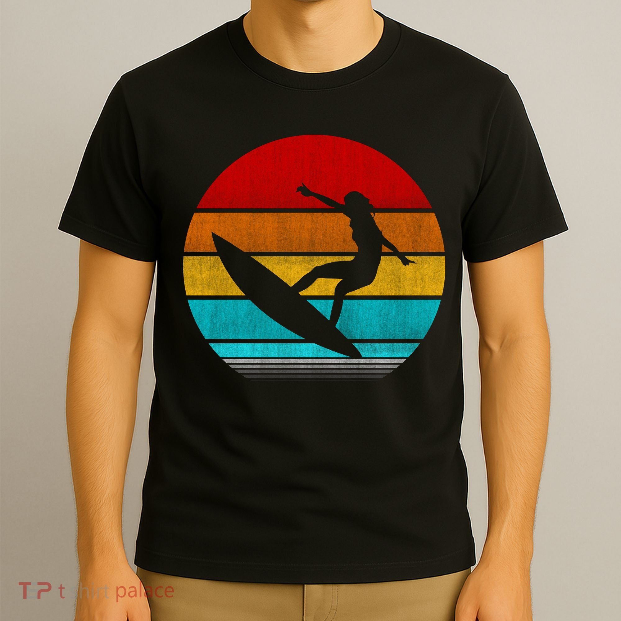 Retro Vintage Surfing T-Shirt