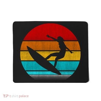 Retro Vintage Surfing Mousepad
