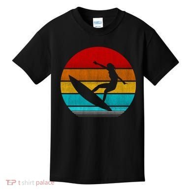 Retro Vintage Surfing Kids T-Shirt