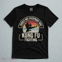 Retro Vintage Surely Not Everybody Was Kung Fu Fighting T-Shirt thumb 5