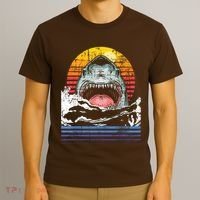 Retro Vintage Shark Marine Biologist Wildlife Shark Lovers T-Shirt thumb 3