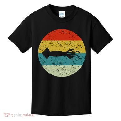 Retro Vintage Squid Kids T-Shirt