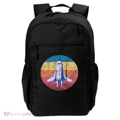 Retro Vintage Space Ship Rocket SciFi Backpack