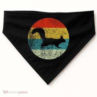 Retro Vintage Squirrel USA-Made Doggie Bandana