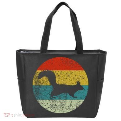 Retro Vintage Squirrel Tote Bag