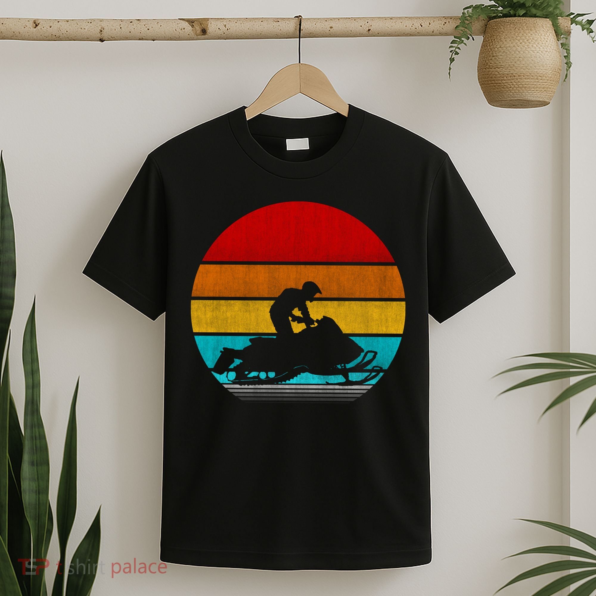 Retro Vintage Snowmobile T-Shirt