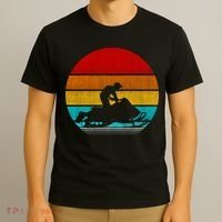 Retro Vintage Snowmobile T-Shirt thumb 3
