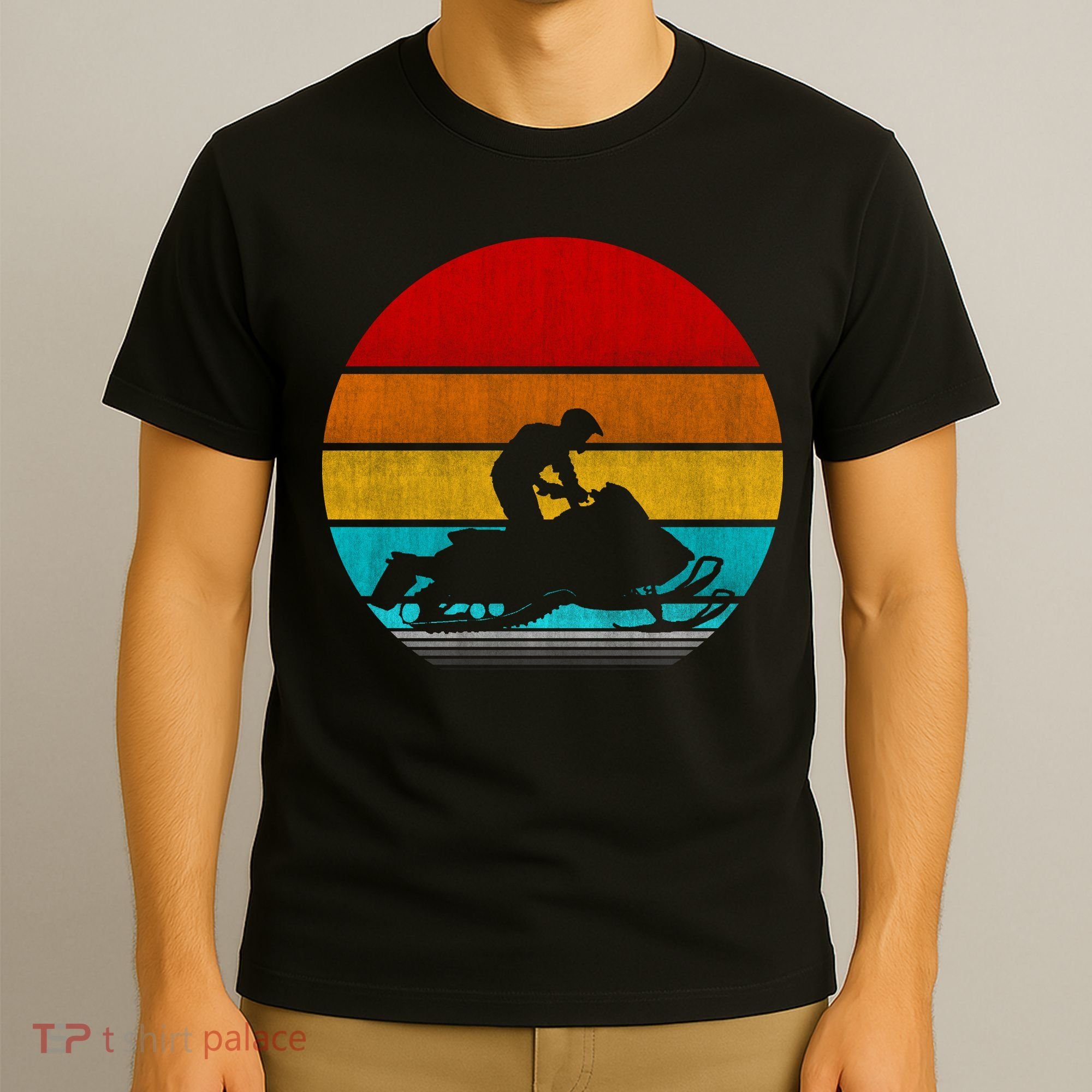 Retro Vintage Snowmobile T-Shirt