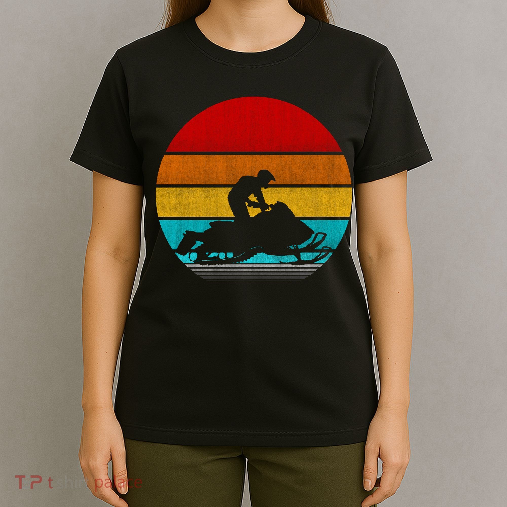Retro Vintage Snowmobile T-Shirt