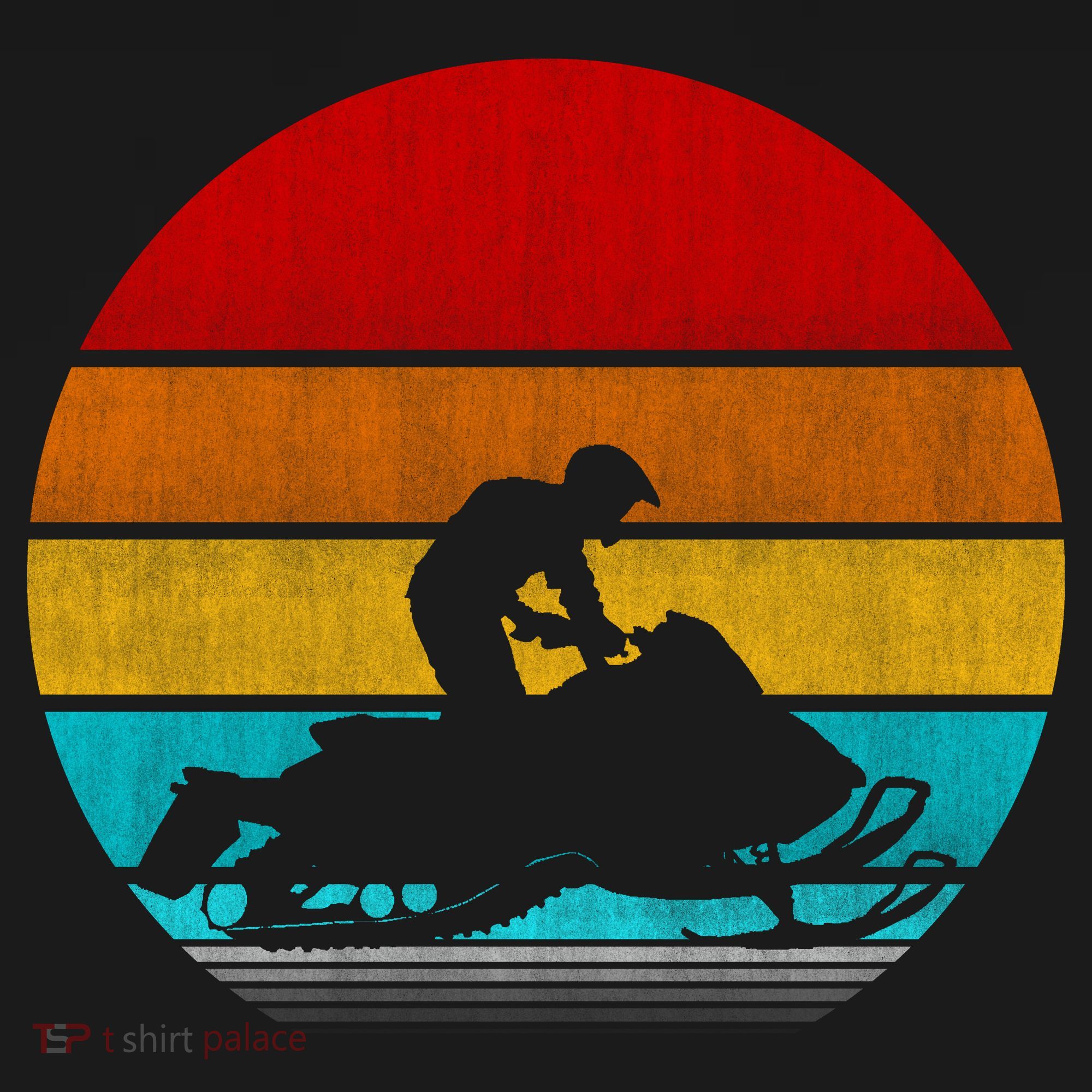 Retro Vintage Snowmobile T-Shirt