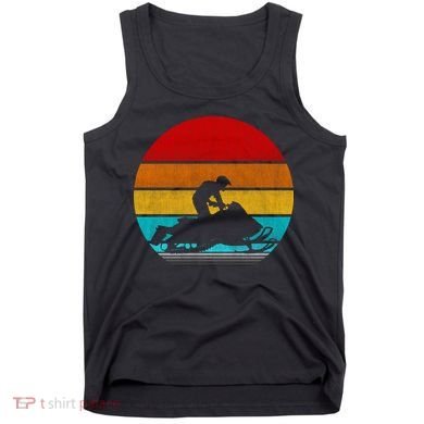 Retro Vintage Snowmobile Tank Top