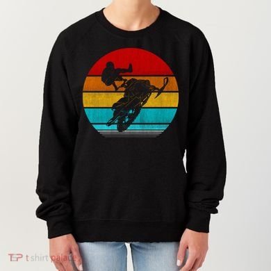Retro Vintage Snowmobile Women's Sweatshirt