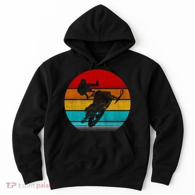 Retro Vintage Snowmobile Hoodie