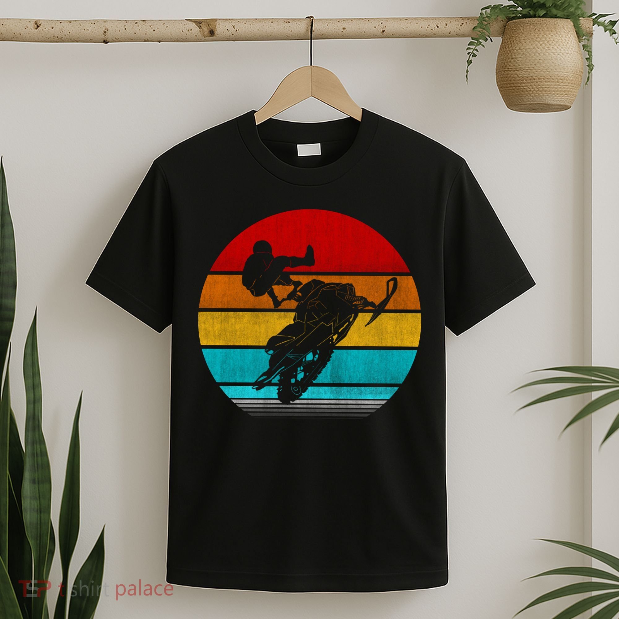 Retro Vintage Snowmobile T-Shirt