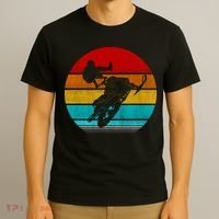 Retro Vintage Snowmobile T-Shirt thumb 3