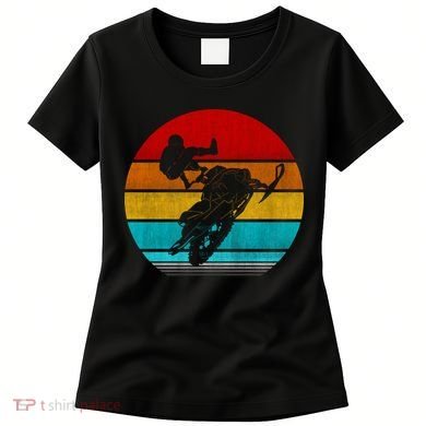 Retro Vintage Snowmobile Women's T-Shirt