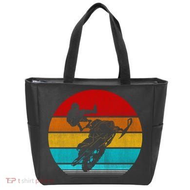 Retro Vintage Snowmobile Tote Bag
