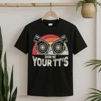 Retro Vintage Show Me Your Tt's Twin Turbo Car Racing T-Shirt thumb 2