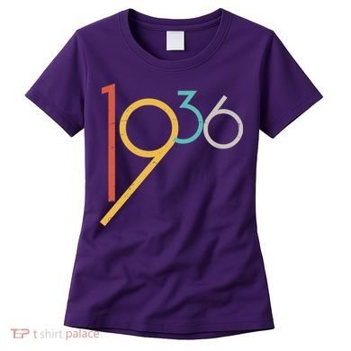 Retro Vintage Style 1936 90th Birthday Women's T-Shirt