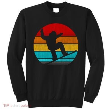 Retro Vintage Snowboarding Sweatshirt