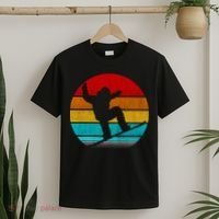 Retro Vintage Snowboarding T-Shirt thumb 2
