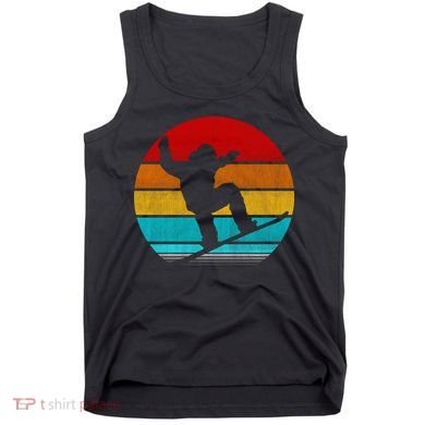 Retro Vintage Snowboarding Tank Top
