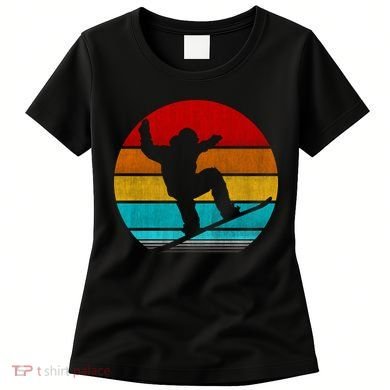 Retro Vintage Snowboarding Women's T-Shirt