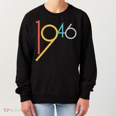 Retro Vintage Style 1946 80th Birthday Women's Sweatshirt