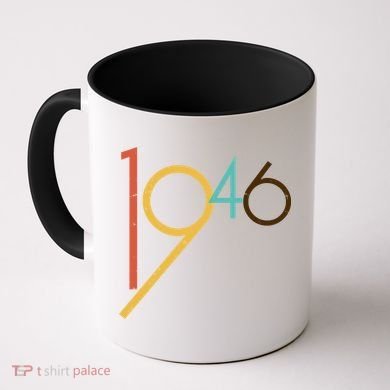 Retro Vintage Style 1946 80th Birthday Coffee Mug