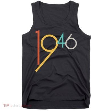 Retro Vintage Style 1946 80th Birthday Tank Top