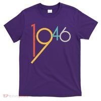 Retro Vintage Style 1946 80th Birthday T-Shirt thumb 0