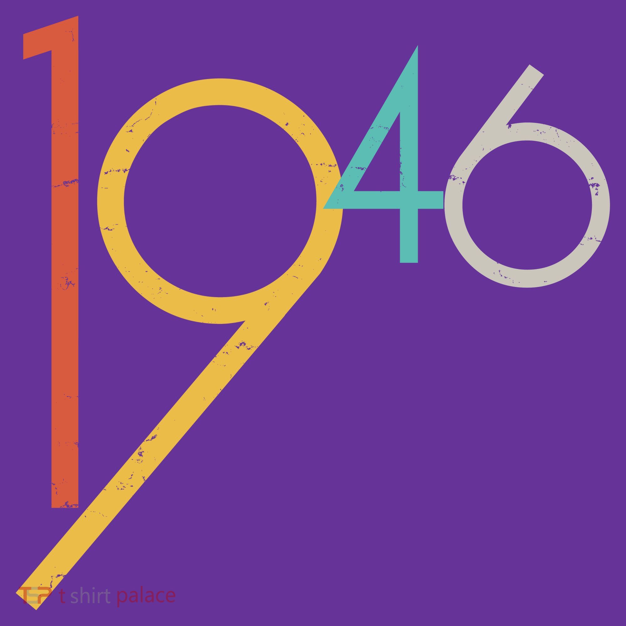 Retro Vintage Style 1946 80th Birthday T-Shirt