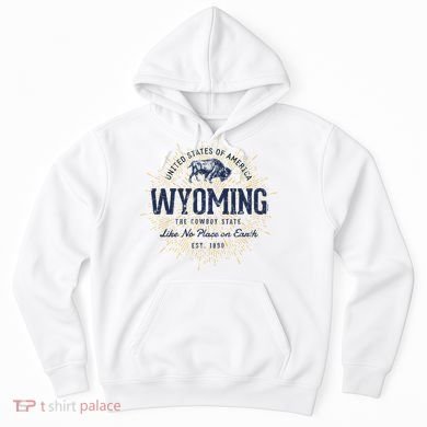 Retro Vintage State Of Wyoming Hoodie