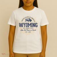 Retro Vintage State Of Wyoming T-Shirt thumb 4