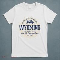 Retro Vintage State Of Wyoming T-Shirt thumb 5