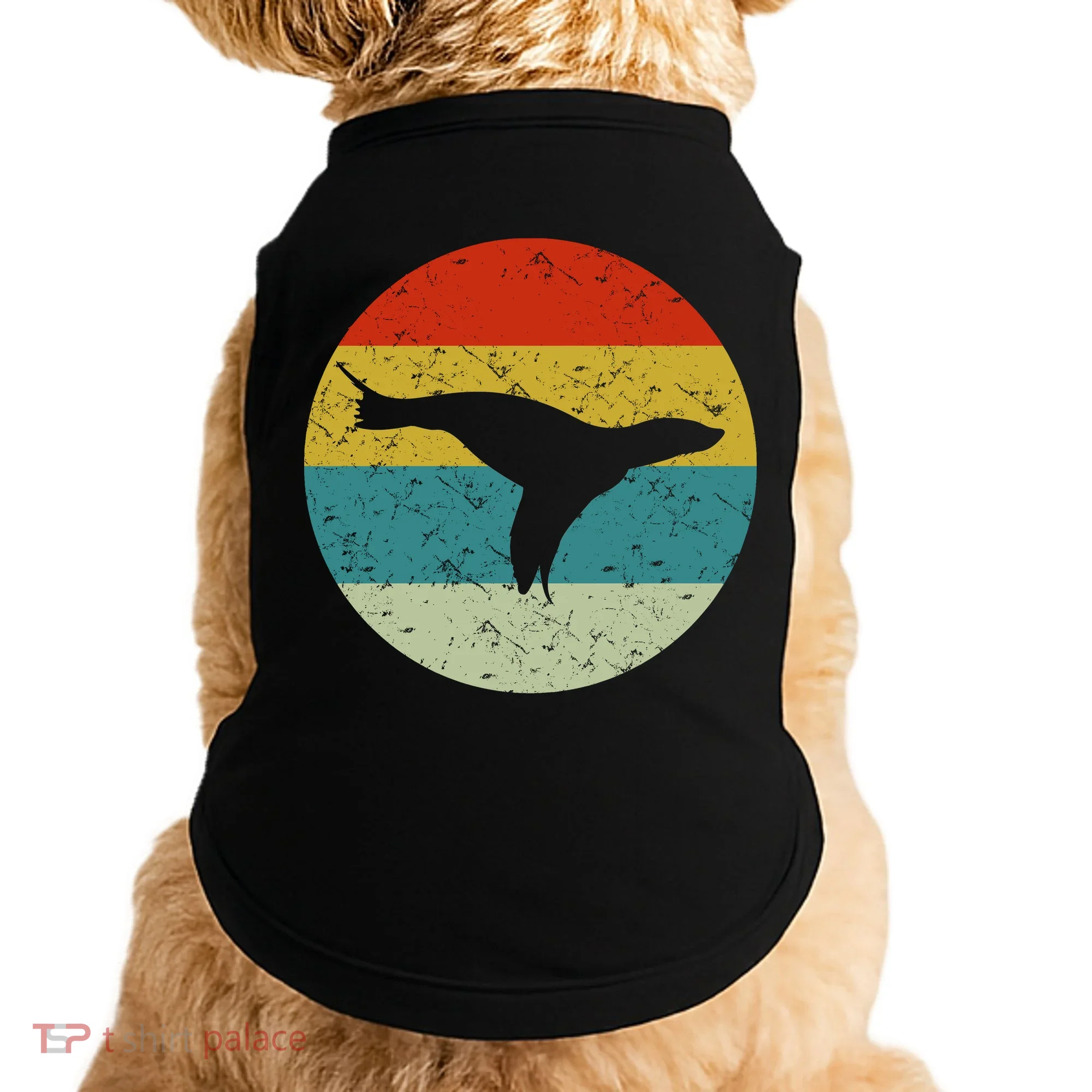 Retro Vintage Seal Doggie Tank