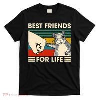 Retro Vintage Squirrel Best Friend For Life Fist Bump T-Shirt thumb 0