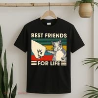 Retro Vintage Squirrel Best Friend For Life Fist Bump T-Shirt thumb 2