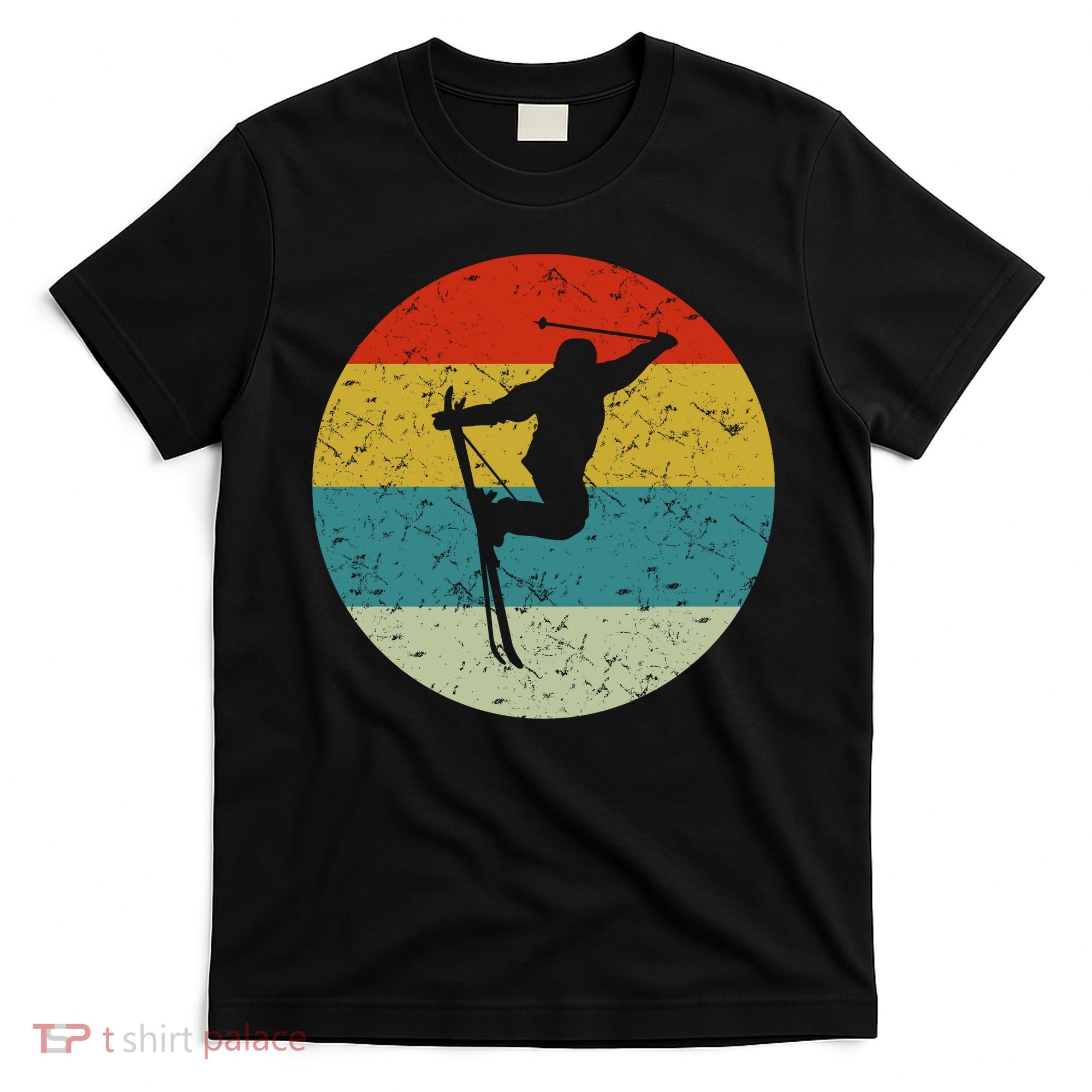 Retro Vintage Skiing T-Shirt
