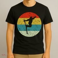 Retro Vintage Skiing T-Shirt thumb 3