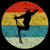 Retro Vintage Skiing T-Shirt thumb 7