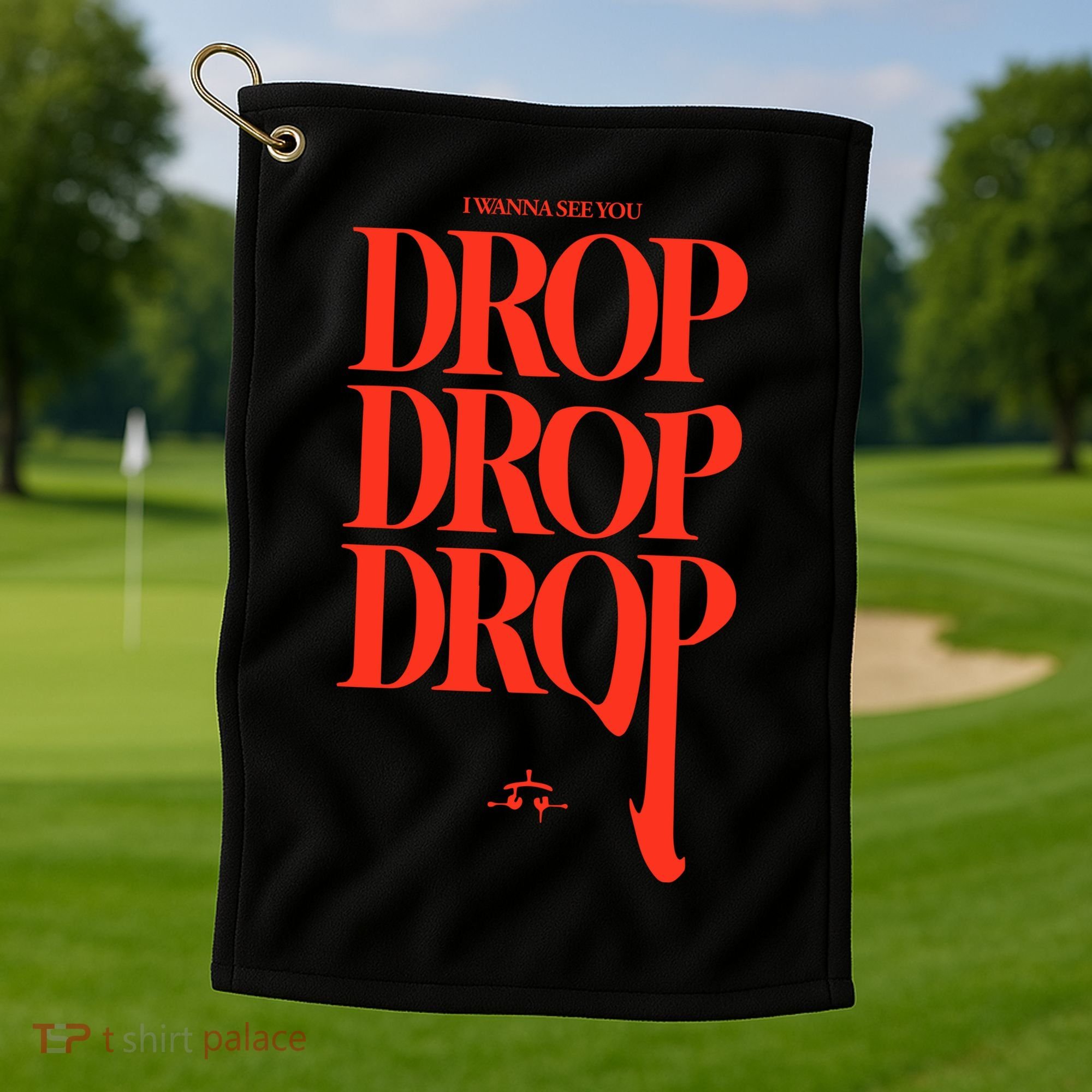 Ray Volpe See You Drop Golf Towel