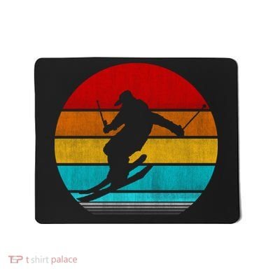 Retro Vintage Ski Mousepad