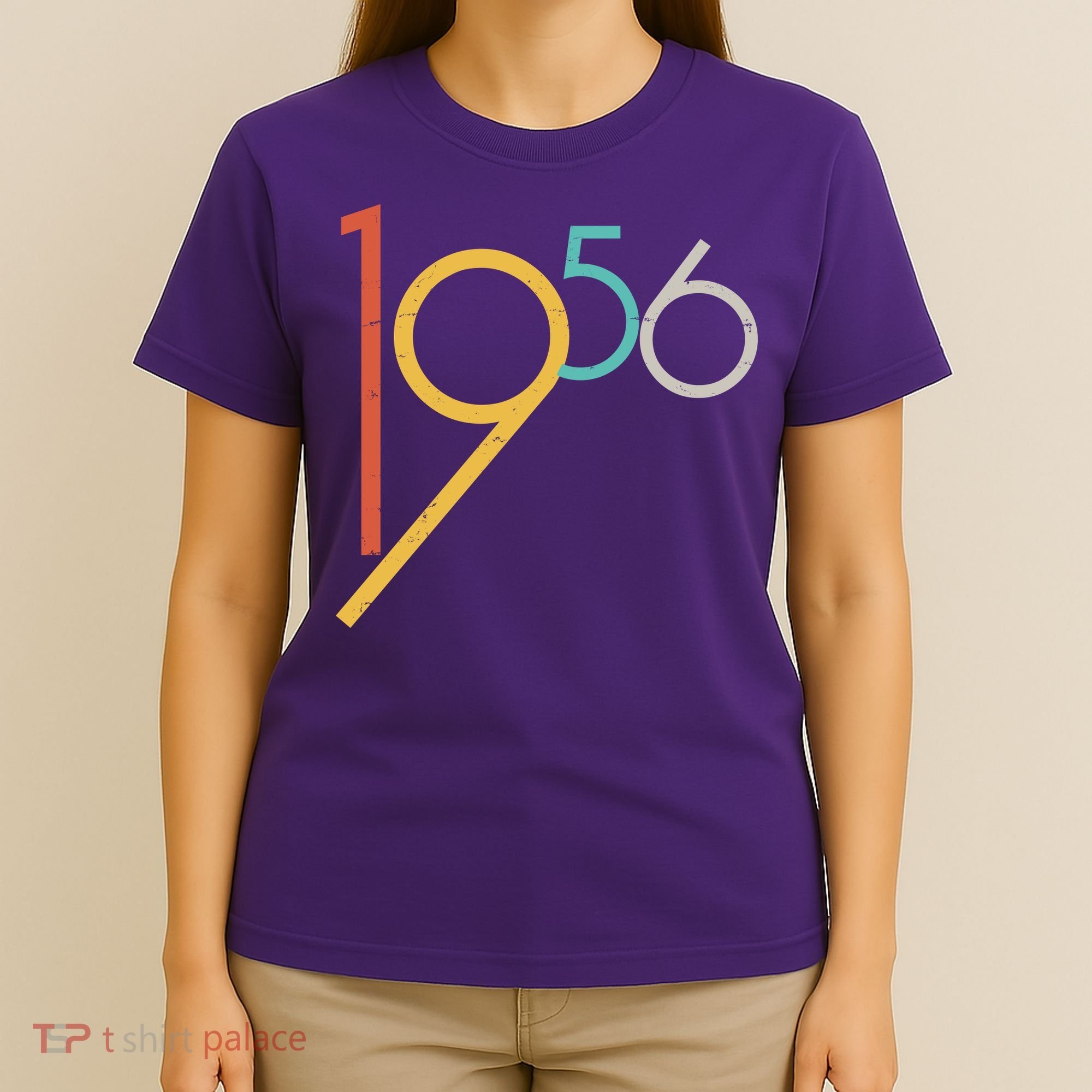 Retro Vintage Style 1956 70th Birthday T-Shirt