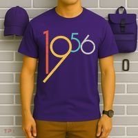 Retro Vintage Style 1956 70th Birthday T-Shirt thumb 6