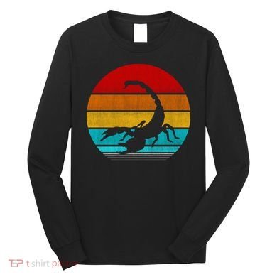 Retro Vintage Scorpion Long Sleeve Shirt