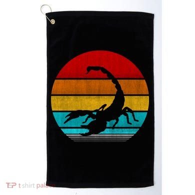 Retro Vintage Scorpion Golf Towel